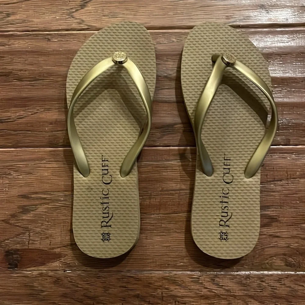 Rustic Cuff Flip Flops - Picture 2 of 5